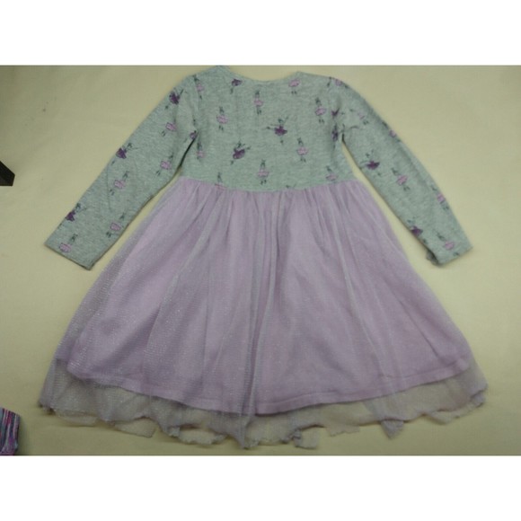 Girls Play clothes 2 dresses and 2 stretch pants bundle of 4 items 4T & M(7/8) - Picture 4 of 12